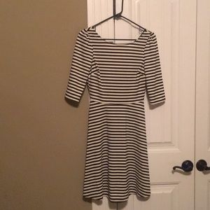 NWT striped flair dress